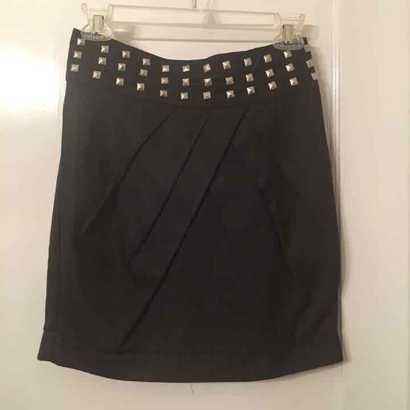 NWT black studded skirt - Picture 1 of 1